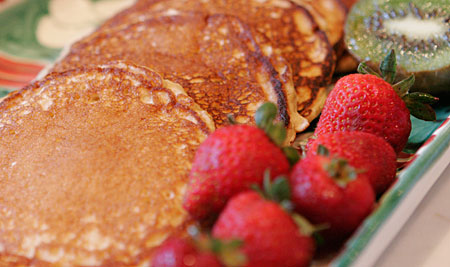 healthy buttermilk pancakes
