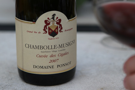 2007 Domaine Ponsot, Chambolle-Musigny Cuvée des Cigales