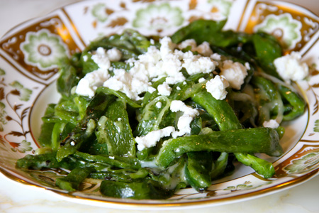 Rajas as a side dish