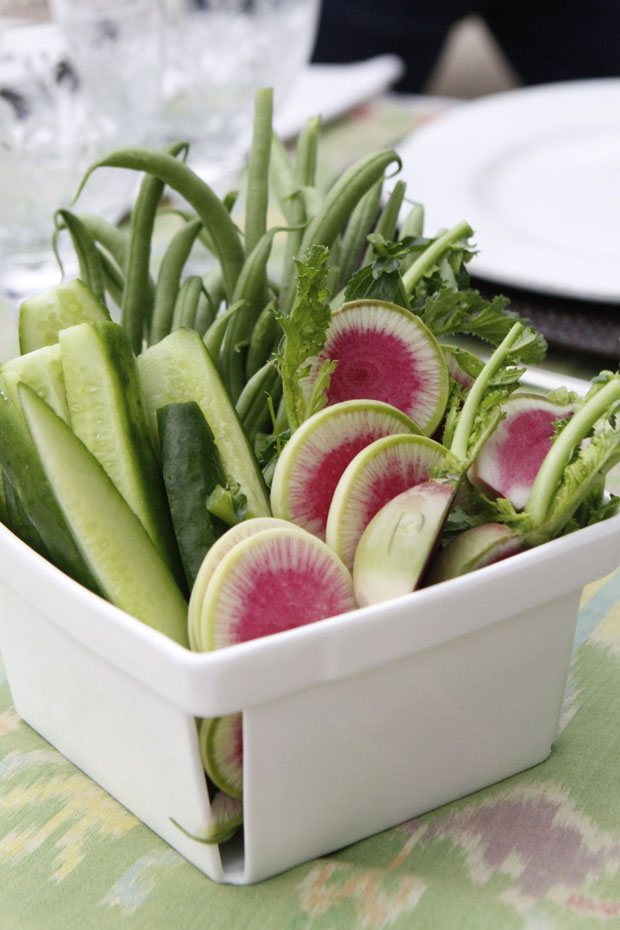 garden radishes