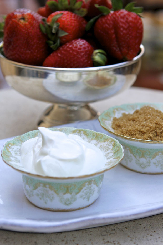 Strawberry platter