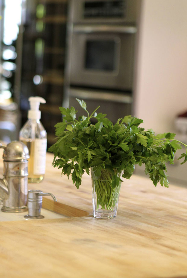 cut parsley