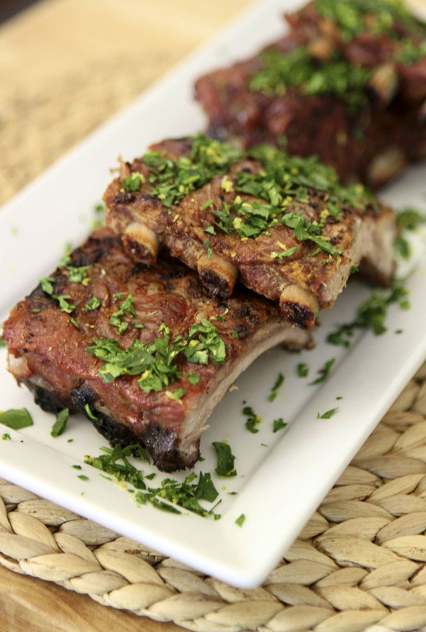 ribs with herbs