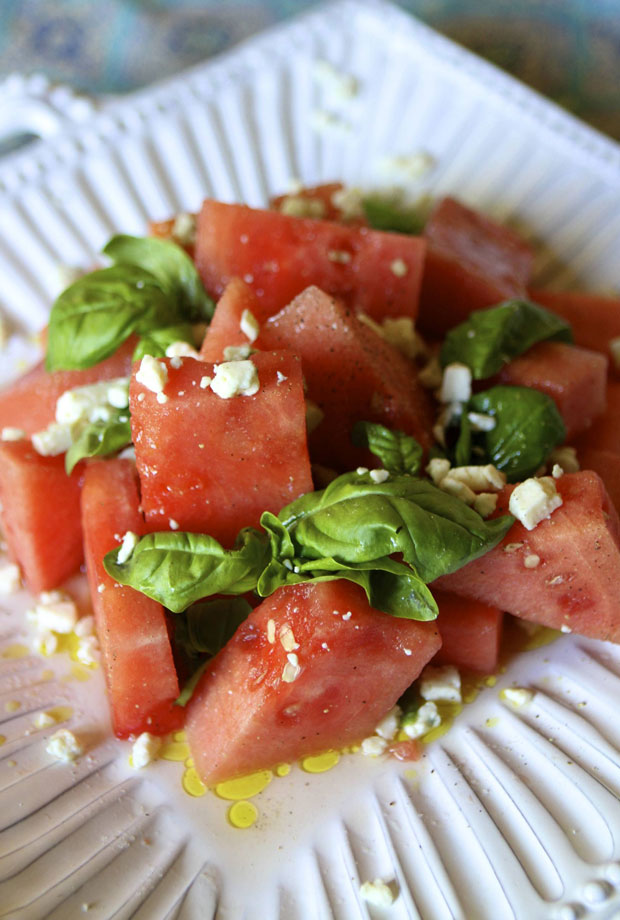 red white and blue salad