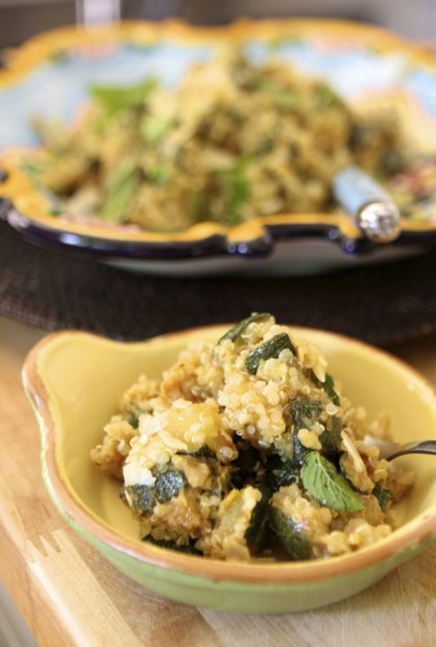 Tasty Zucchini with Quinoa
