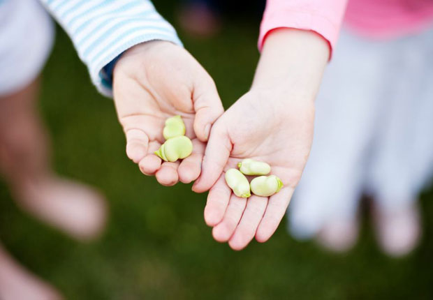 kids in the garden