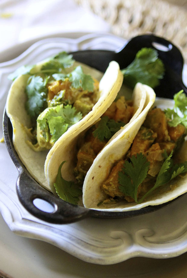 kabocha tacos