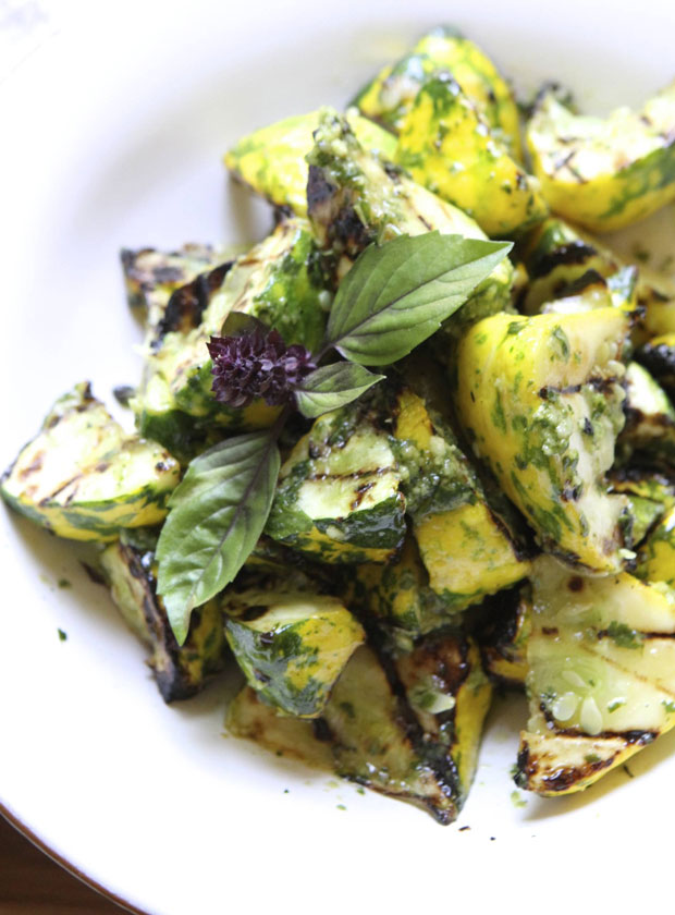 grilled squash