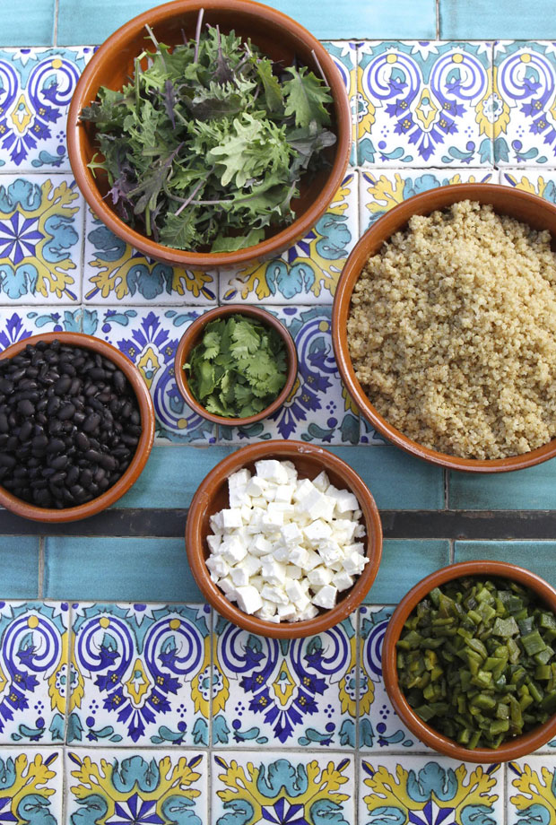 quinoa salad with beans